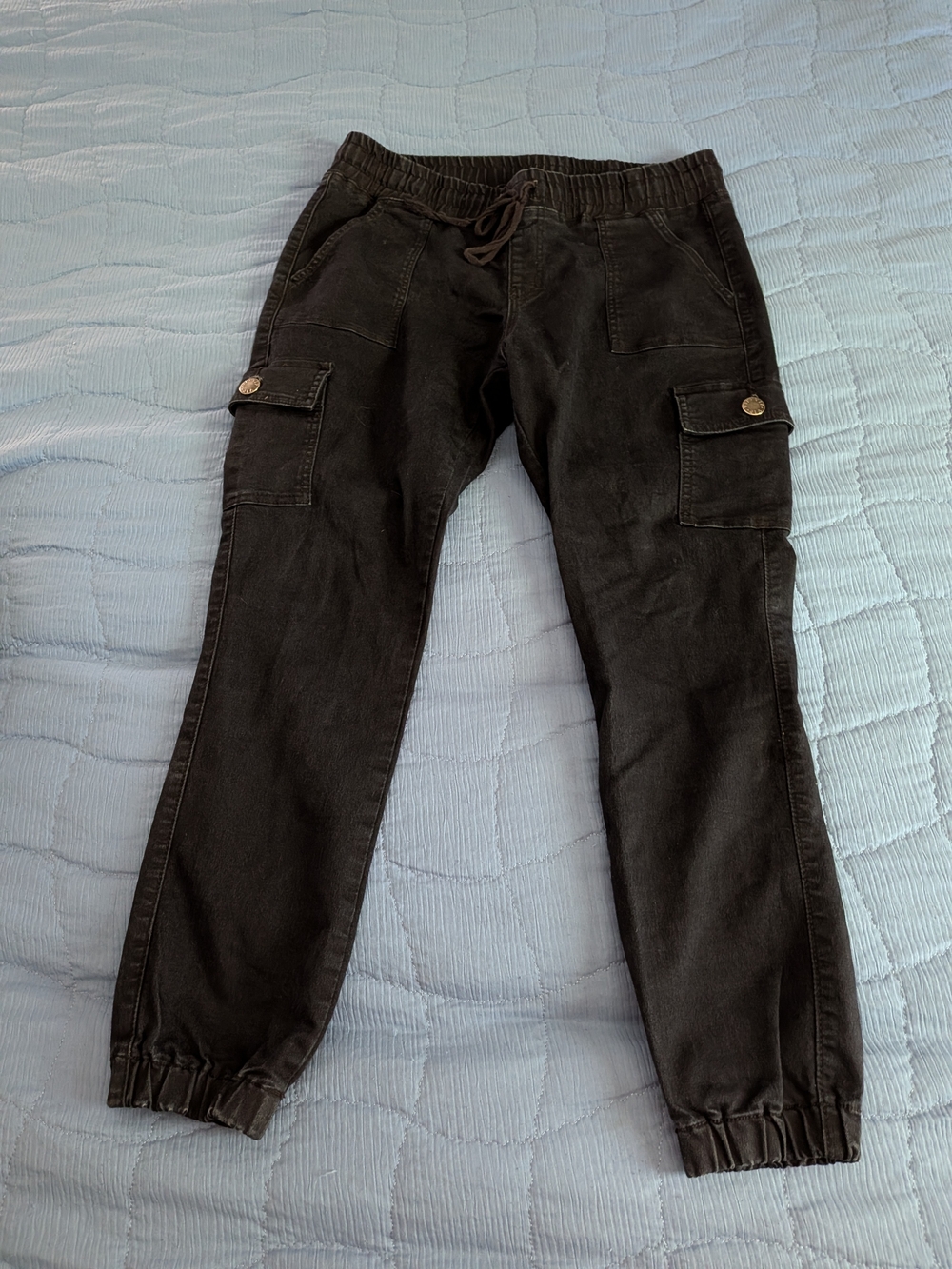 Women's Jean Cargo Jogger Pants